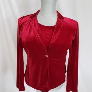 NOTATIONS 2-fer Twinset Top.